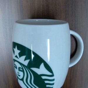Starbucks Coffee Mug 2010 Mermaid/Siren Logo 14fl oz Barrel Coffee Big Logo